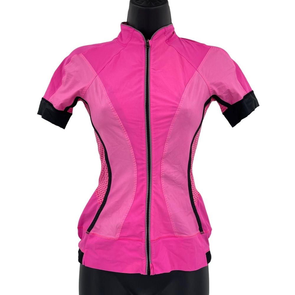 lululemon athletica Pink and Black Women's Jersey